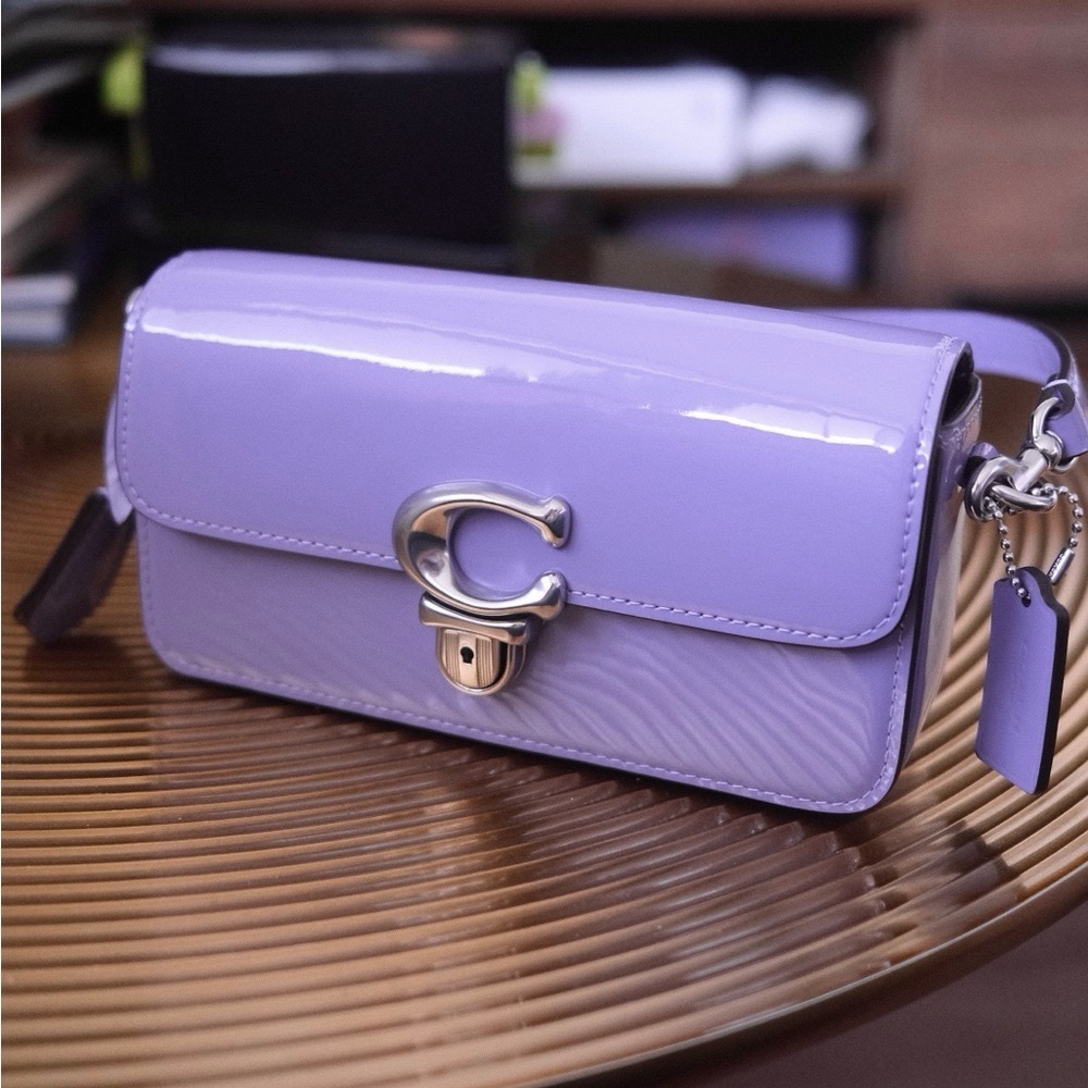 Coach Studio Baguette Patent Leather